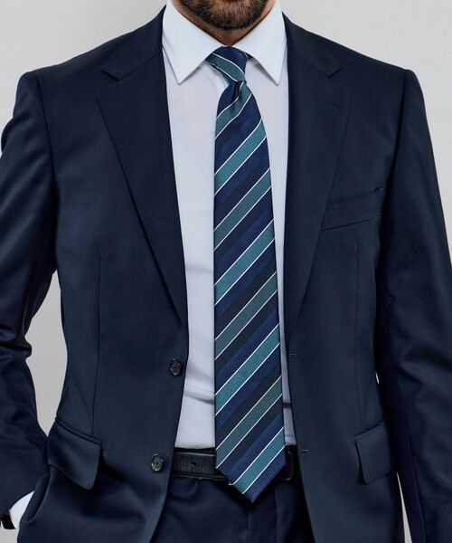 MACKINTOSH LONDON(MENS) / マッキントッシュ ロンドン 　メンズ ネクタイ | ブライトストライプネクタイ | 詳細2