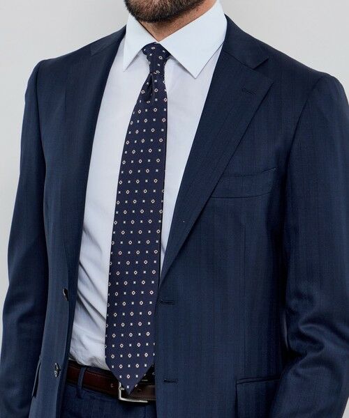 MACKINTOSH LONDON(MENS) / マッキントッシュ ロンドン 　メンズ ネクタイ | 花小紋柄ネクタイ | 詳細2