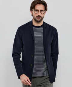 MACKINTOSH LONDON(MENS) / マッキントッシュ ロンドン 　メンズ ノーカラージャケット | ミラノリブニットジャケット