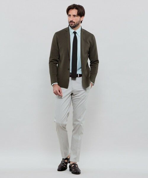 MACKINTOSH LONDON(MENS) / マッキントッシュ ロンドン 　メンズ ノーカラージャケット | ミラノリブニットジャケット | 詳細2