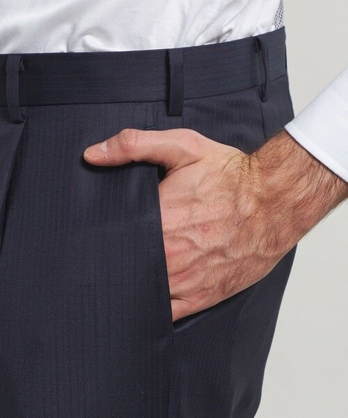 MACKINTOSH LONDON(MENS) / マッキントッシュ ロンドン 　メンズ セットアップ | 【OX BRIDGE】【DORMEUIL/ドーメル】シャドーストライプスーツ | 詳細14