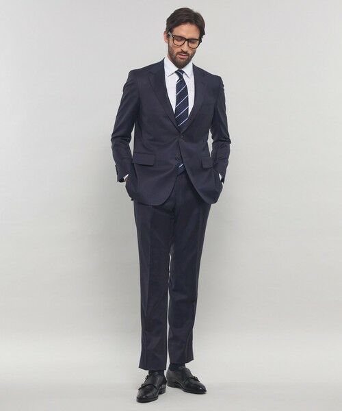 MACKINTOSH LONDON(MENS) / マッキントッシュ ロンドン 　メンズ セットアップ | 【OX BRIDGE】【DORMEUIL/ドーメル】シャドーストライプスーツ | 詳細1