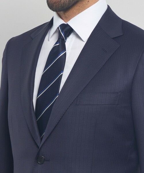 MACKINTOSH LONDON(MENS) / マッキントッシュ ロンドン 　メンズ セットアップ | 【OX BRIDGE】【DORMEUIL/ドーメル】シャドーストライプスーツ | 詳細5