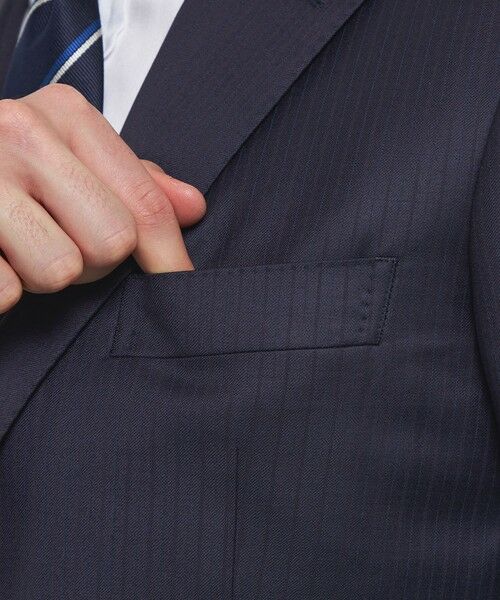 MACKINTOSH LONDON(MENS) / マッキントッシュ ロンドン 　メンズ セットアップ | 【OX BRIDGE】【DORMEUIL/ドーメル】シャドーストライプスーツ | 詳細6