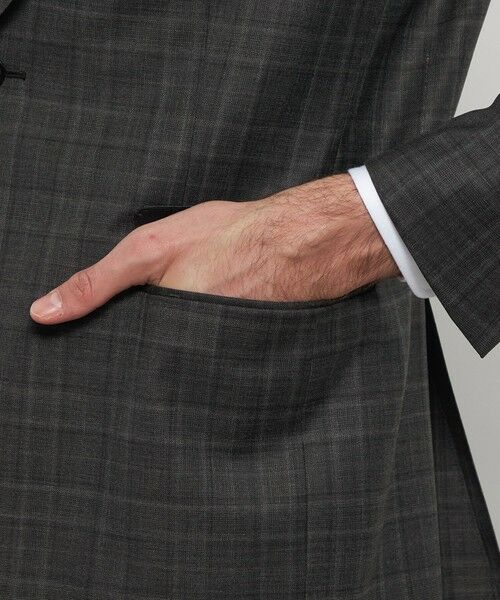 MACKINTOSH LONDON(MENS) / マッキントッシュ ロンドン 　メンズ セットアップ | 【OX BRIDGE】【DORMEUIL/ドーメル】コンビネーションチェックスーツ | 詳細7