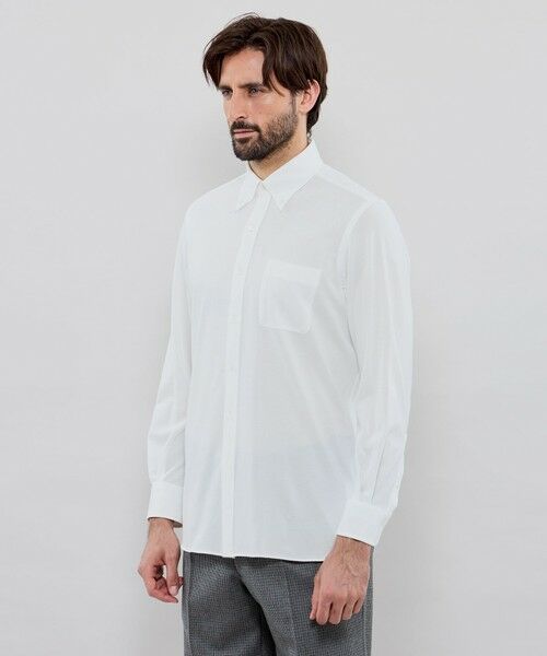 MACKINTOSH LONDON(MENS) / マッキントッシュ ロンドン 　メンズ シャツ・ブラウス | 【FLEX JERSEY】交編鹿の子ジャージーボタンダウンシャツ | 詳細8