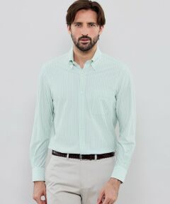 MACKINTOSH LONDON(MENS) / マッキントッシュ ロンドン 　メンズ シャツ・ブラウス | 【FLEX JERSEY】カラードストライプジャージーシャツ