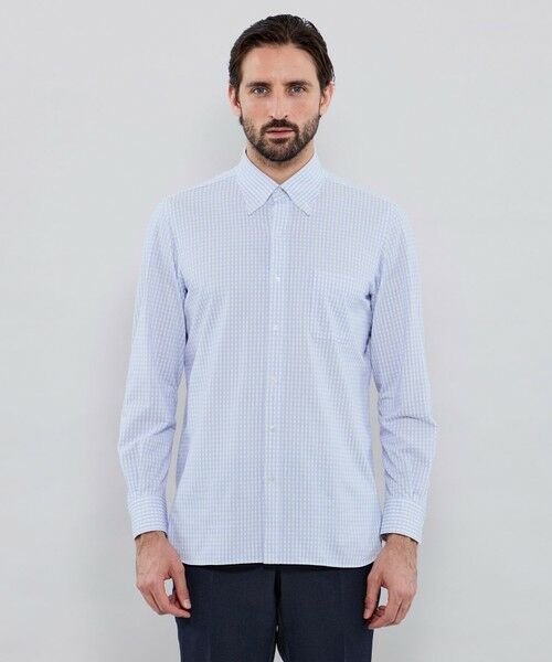 MACKINTOSH LONDON(MENS) / マッキントッシュ ロンドン メンズ シャツ・ブラウス | 【FLEX JERSEY】チェックプリントジャージーシャツ | 詳細3