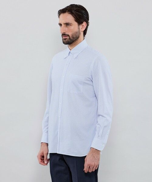 MACKINTOSH LONDON(MENS) / マッキントッシュ ロンドン メンズ シャツ・ブラウス | 【FLEX JERSEY】チェックプリントジャージーシャツ | 詳細4