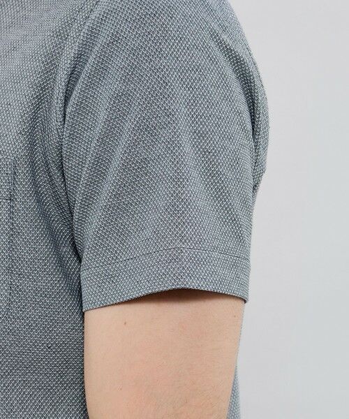 MACKINTOSH LONDON(MENS) / マッキントッシュ ロンドン 　メンズ シャツ・ブラウス | 【FLEX JERSEY】ハニカムメッシュジャージー半袖シャツ | 詳細6