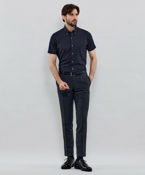 MACKINTOSH LONDON(MENS) / マッキントッシュ ロンドン 　メンズ シャツ・ブラウス | 【FLEX JERSEY】ハニカムメッシュジャージー半袖シャツ | 詳細2