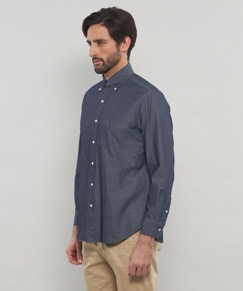 MACKINTOSH LONDON(MENS) / マッキントッシュ ロンドン 　メンズ シャツ・ブラウス | ノンツイストコットンデニムボタンダウンシャツ | 詳細3