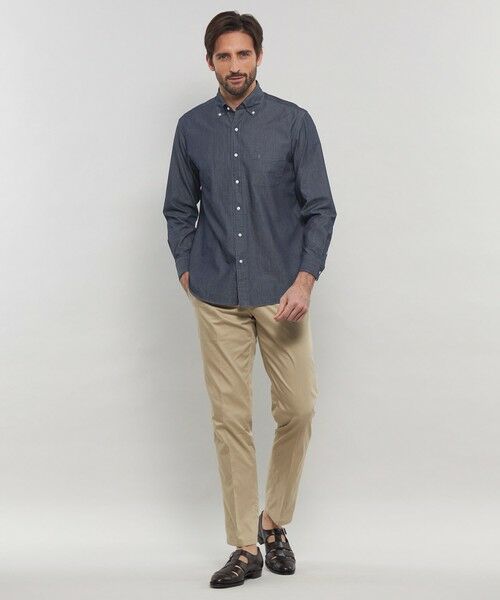 MACKINTOSH LONDON(MENS) / マッキントッシュ ロンドン 　メンズ シャツ・ブラウス | ノンツイストコットンデニムボタンダウンシャツ | 詳細1