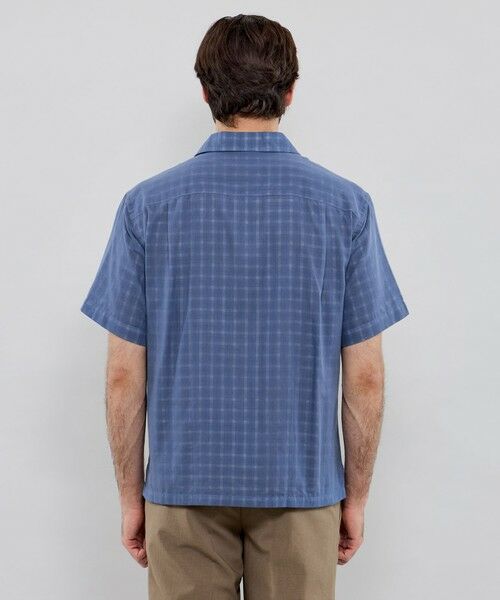 MACKINTOSH LONDON(MENS) / マッキントッシュ ロンドン 　メンズ シャツ・ブラウス | ダブルガーゼチェックオープンカラーシャツ | 詳細5