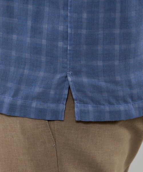 MACKINTOSH LONDON(MENS) / マッキントッシュ ロンドン 　メンズ シャツ・ブラウス | ダブルガーゼチェックオープンカラーシャツ | 詳細8