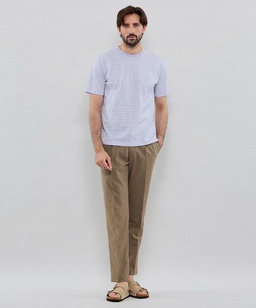 MACKINTOSH LONDON(MENS) / マッキントッシュ ロンドン 　メンズ カットソー | マイクロリンクスボーダー半袖Tシャツ | 詳細3