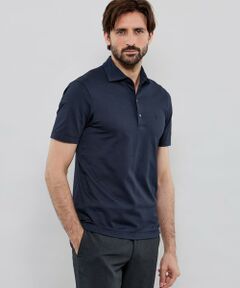 MACKINTOSH LONDON(MENS) / マッキントッシュ ロンドン 　メンズ カットソー | ミニサッカージャカードドレスポロシャツ