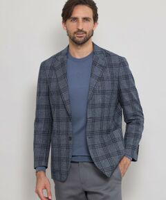 MACKINTOSH LONDON(MENS) / マッキントッシュ ロンドン 　メンズ ノーカラージャケット | ウールチェックジャケット