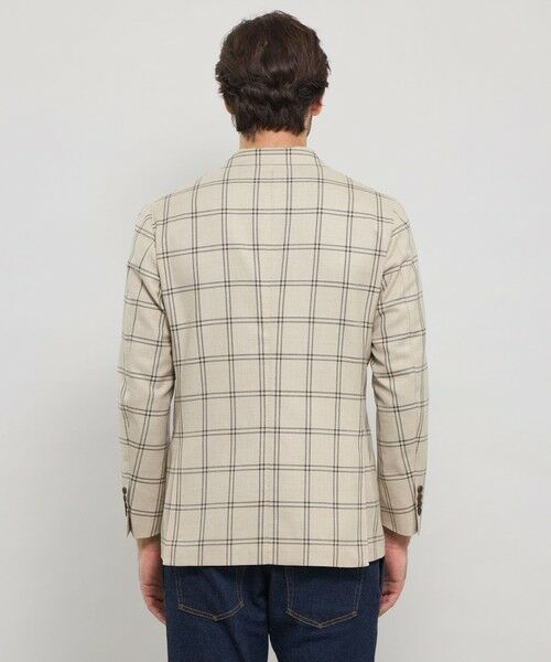 MACKINTOSH LONDON(MENS) / マッキントッシュ ロンドン 　メンズ ノーカラージャケット | ウールチェックジャケット | 詳細5