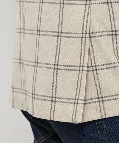 MACKINTOSH LONDON(MENS) / マッキントッシュ ロンドン 　メンズ ノーカラージャケット | ウールチェックジャケット | 詳細8