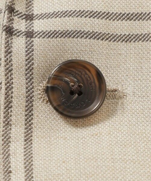 MACKINTOSH LONDON(MENS) / マッキントッシュ ロンドン 　メンズ ノーカラージャケット | ウールチェックジャケット | 詳細9