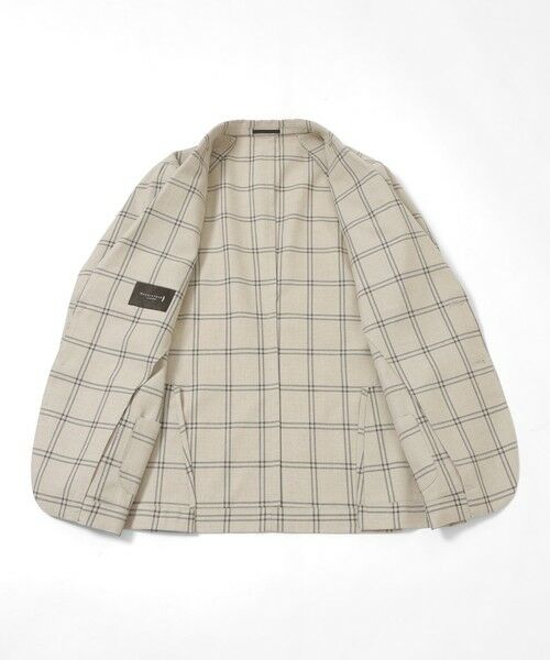 MACKINTOSH LONDON(MENS) / マッキントッシュ ロンドン 　メンズ ノーカラージャケット | ウールチェックジャケット | 詳細10