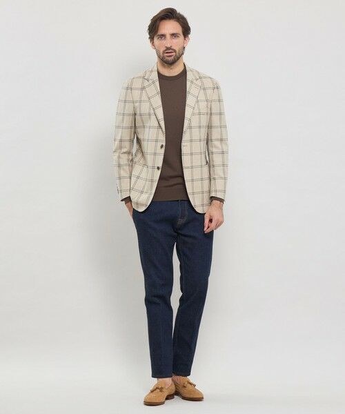 MACKINTOSH LONDON(MENS) / マッキントッシュ ロンドン 　メンズ ノーカラージャケット | ウールチェックジャケット | 詳細2