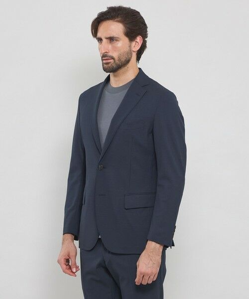 MACKINTOSH LONDON(MENS) / マッキントッシュ ロンドン 　メンズ ノーカラージャケット | 【BREASY JACKET】2WAYストレッチ千鳥セットアップジャケット | 詳細4