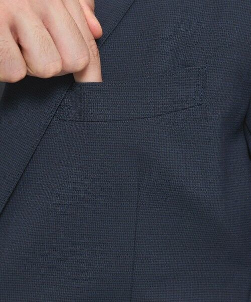 MACKINTOSH LONDON(MENS) / マッキントッシュ ロンドン 　メンズ ノーカラージャケット | 【BREASY JACKET】2WAYストレッチ千鳥セットアップジャケット | 詳細6