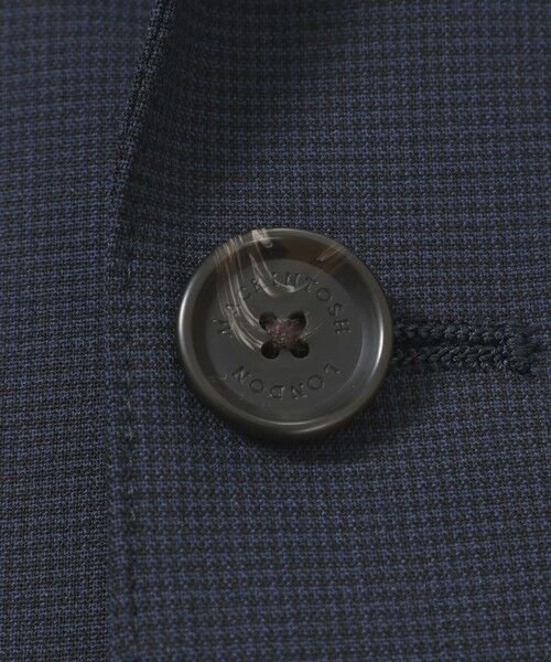 MACKINTOSH LONDON(MENS) / マッキントッシュ ロンドン 　メンズ ノーカラージャケット | 【BREASY JACKET】2WAYストレッチ千鳥セットアップジャケット | 詳細9