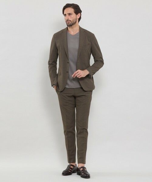 MACKINTOSH LONDON(MENS) / マッキントッシュ ロンドン 　メンズ ノーカラージャケット | 【BREASY JACKET】2WAYストレッチ千鳥セットアップジャケット | 詳細2