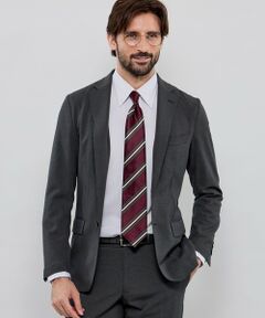 MACKINTOSH LONDON(MENS) / マッキントッシュ ロンドン 　メンズ ノーカラージャケット | 【WEB・一部店舗限定】【BREASY JACKET】ウールライクポリエステル セットアップジャケット