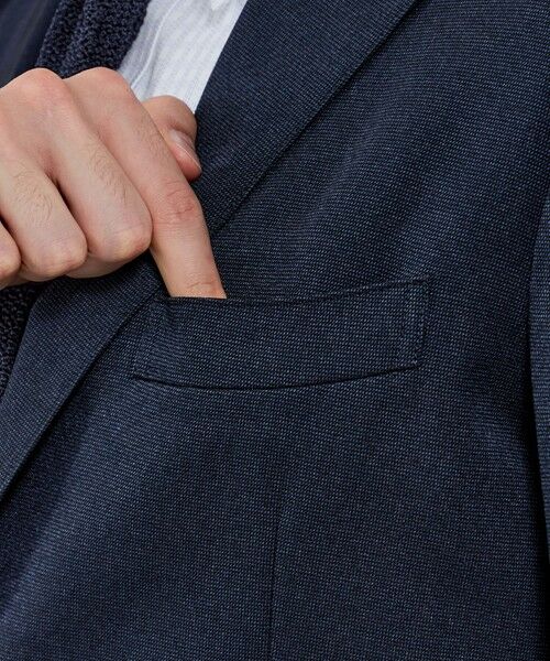 MACKINTOSH LONDON(MENS) / マッキントッシュ ロンドン メンズ ノーカラージャケット | 【WEB・一部店舗限定】【BREASY JACKET】ウールライクポリエステル セットアップジャケット | 詳細6