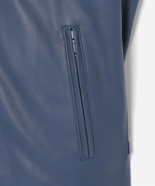 MACKINTOSH LONDON(MENS) / マッキントッシュ ロンドン 　メンズ ブルゾン | 【Weather proofed Leather】レザーアビエータージャケット | 詳細6