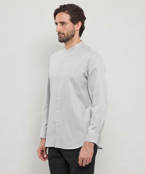 MACKINTOSH LONDON(MENS) / マッキントッシュ ロンドン メンズ シャツ・ブラウス | 小紋ジャカードバンドカラーシャツ | 詳細4