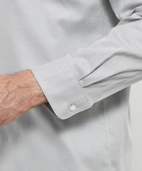 MACKINTOSH LONDON(MENS) / マッキントッシュ ロンドン メンズ シャツ・ブラウス | 小紋ジャカードバンドカラーシャツ | 詳細6