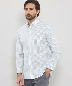 MACKINTOSH LONDON(MENS) / マッキントッシュ ロンドン 　メンズ シャツ・ブラウス | ストレッチタイプライターストライプボタンダウンシャツ