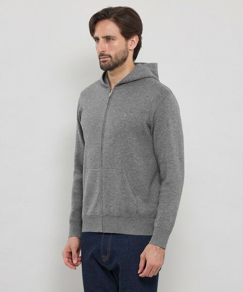 MACKINTOSH LONDON(MENS) / マッキントッシュ ロンドン 　メンズ ニット・セーター | ダブルフェイスジップアップパーカー | 詳細4