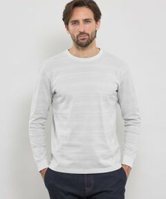 MACKINTOSH LONDON(MENS) / マッキントッシュ ロンドン 　メンズ カットソー | タックボーダーロングスリーブTシャツ