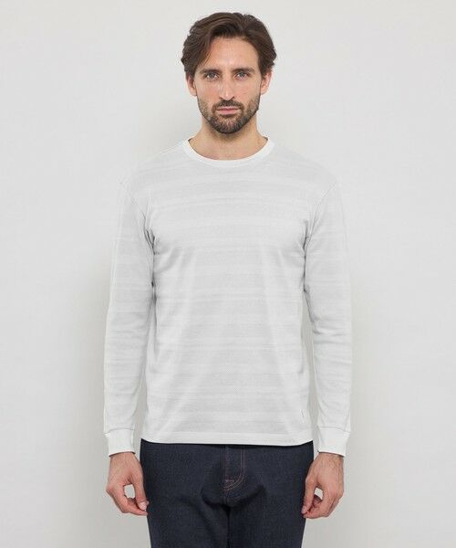 MACKINTOSH LONDON(MENS) / マッキントッシュ ロンドン メンズ カットソー | タックボーダーロングスリーブTシャツ | 詳細4