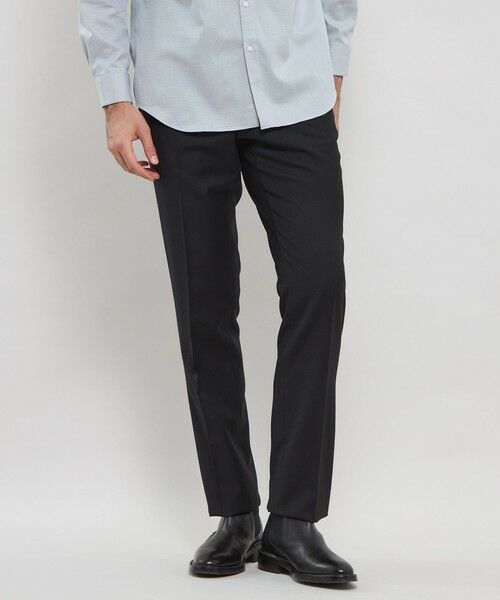 MACKINTOSH LONDON(MENS)/マッキントッシュ ロンドン メンズ 【Adjustable Fit】ストレッチミルドスラックス ブラック 90 MACKINTOSH LONDON(MENS)/マッキントッシュ ロンドン メンズ 【Adjustable Fit】ストレッチミルドスラックス ブラック 90