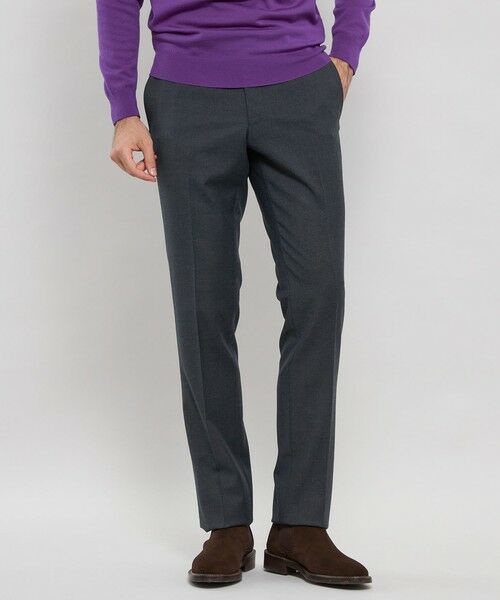 MACKINTOSH LONDON(MENS)/マッキントッシュ ロンドン メンズ 【Adjustable Fit】ストレッチミルドスラックス ブルー7 86 MACKINTOSH LONDON(MENS)/マッキントッシュ ロンドン メンズ 【Adjustable Fit】ストレッチミルドスラックス ブルー7 86