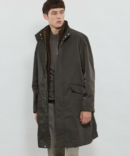 MACKINTOSH LONDON(MENS)/マッキントッシュ ロンドン メンズ 【BILTON】高密度ポリエステルスタンドカラーコート チャコールグレー 38 MACKINTOSH LONDON(MENS)/マッキントッシュ ロンドン メンズ 【BILTON】高密度ポリエステルスタンドカラーコート チャコールグレー 38