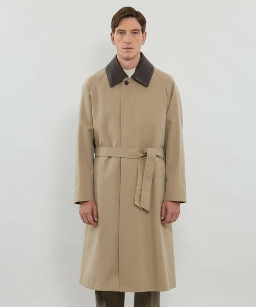 MACKINTOSH LONDON(MENS) / マッキントッシュ ロンドン 　メンズ その他アウター | 【HADSTON】【DORMEUIL】ウールコットンラグランスリーブベルテッドコート | 詳細4