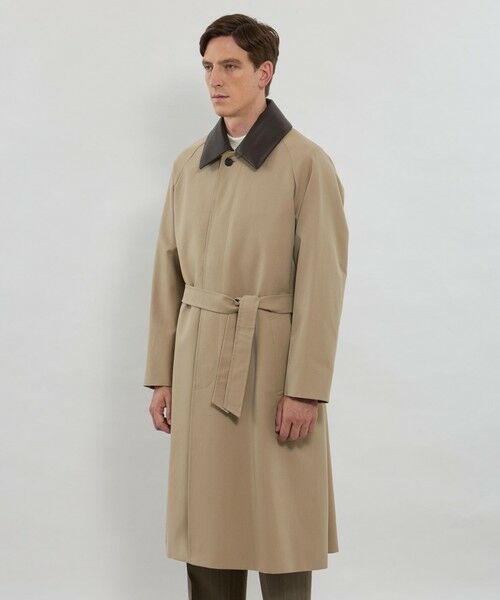 MACKINTOSH LONDON(MENS) / マッキントッシュ ロンドン 　メンズ その他アウター | 【HADSTON】【DORMEUIL】ウールコットンラグランスリーブベルテッドコート | 詳細5