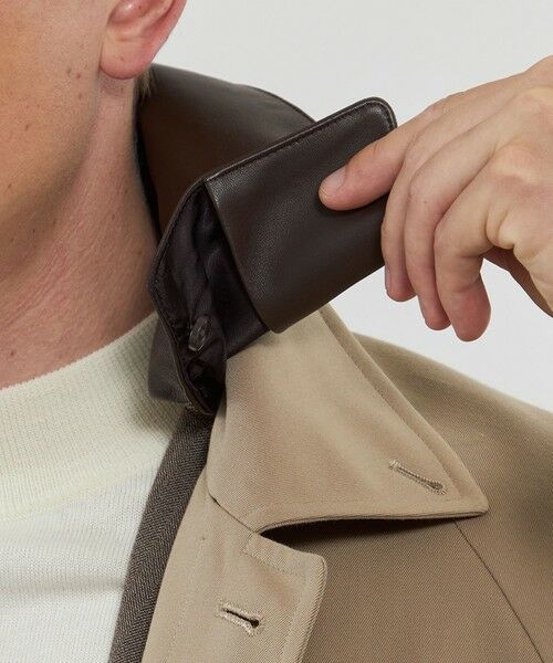 MACKINTOSH LONDON(MENS) / マッキントッシュ ロンドン 　メンズ その他アウター | 【HADSTON】【DORMEUIL】ウールコットンラグランスリーブベルテッドコート | 詳細8