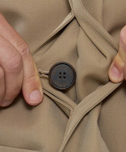 MACKINTOSH LONDON(MENS) / マッキントッシュ ロンドン 　メンズ その他アウター | 【HADSTON】【DORMEUIL】ウールコットンラグランスリーブベルテッドコート | 詳細9