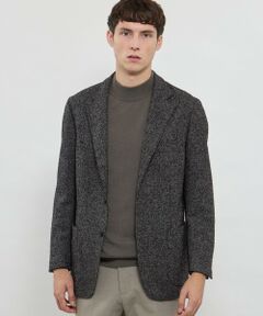 MACKINTOSH LONDON(MENS) / マッキントッシュ ロンドン 　メンズ ノーカラージャケット | 【WEB・一部店舗限定】 【Di Pray/ディプライ】ツイードジャケット