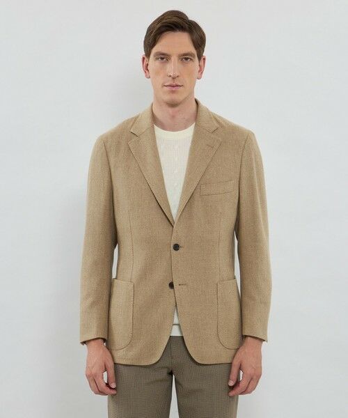 MACKINTOSH LONDON(MENS) / マッキントッシュ ロンドン 　メンズ ノーカラージャケット | 【WEB・一部店舗限定】 【Bottoli/ボットーリ】キャバリーツイルジャケット | 詳細3