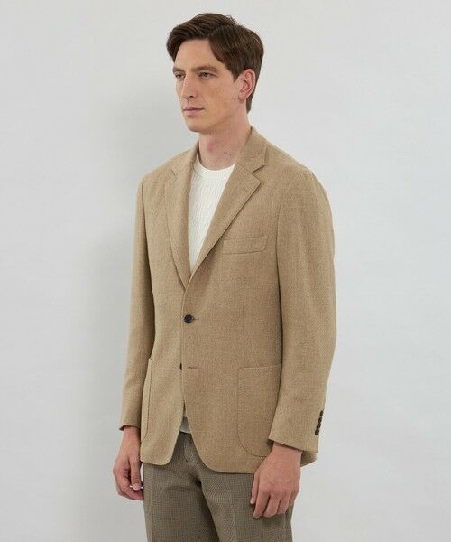 MACKINTOSH LONDON(MENS) / マッキントッシュ ロンドン 　メンズ ノーカラージャケット | 【WEB・一部店舗限定】 【Bottoli/ボットーリ】キャバリーツイルジャケット | 詳細4